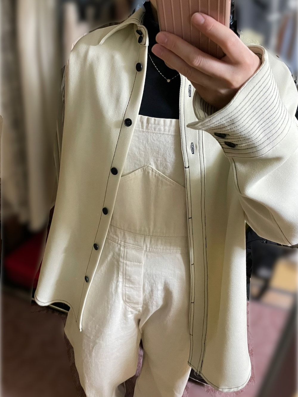 シャツ/ブラウス(長袖/七分) TODAYFUL - Stitch Wool Shirts TODAYFUL（トゥデイフル）の「ステッチウールシャツ（シャツ