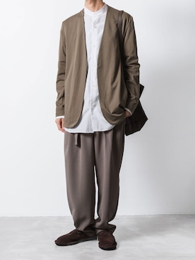 「ATTACHMENT（アタッチメント）のアイテム」を使った、AT_MMさん（メンズ・173cm）の冬コーディネート