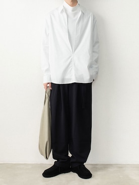 「ATTACHMENT（アタッチメント）のアイテム」を使った、AT_MMさん（メンズ・173cm）の秋コーディネート