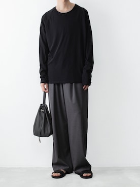 「ATTACHMENT（アタッチメント）のアイテム（バッグ）」を使った、AT_MMさん（メンズ・173cm）の夏コーディネート