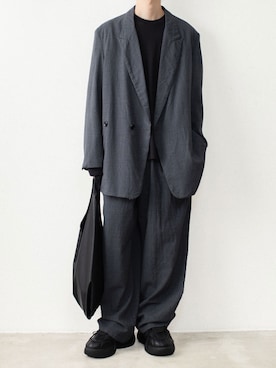 「ATTACHMENT（アタッチメント）のアイテム」を使った、AT_MMさん（メンズ・173cm）の秋コーディネート