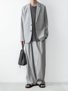 「ATTACHMENT（アタッチメント）のアイテム」を使った、AT_MMさん（メンズ・173cm）の春コーディネート