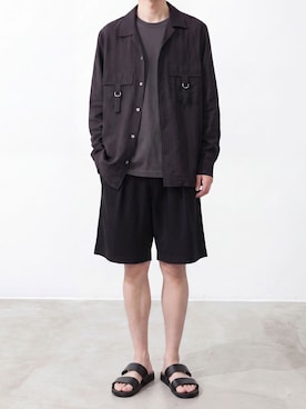 「ATTACHMENT（アタッチメント）のアイテム」を使った、AT_MMさん（メンズ・173cm）の春コーディネート