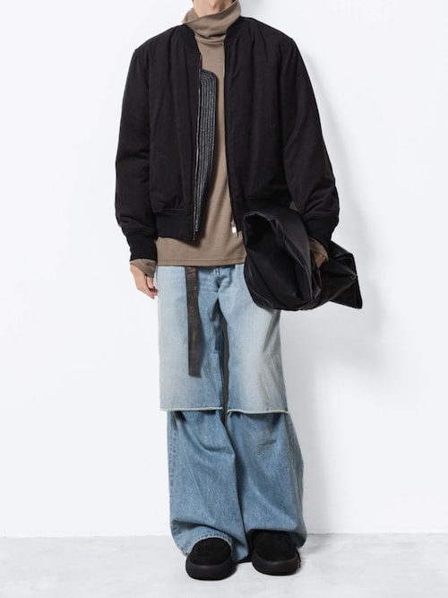 VEIN （ヴェイン）の「シンセティック スエードレザー ボンバーJKT