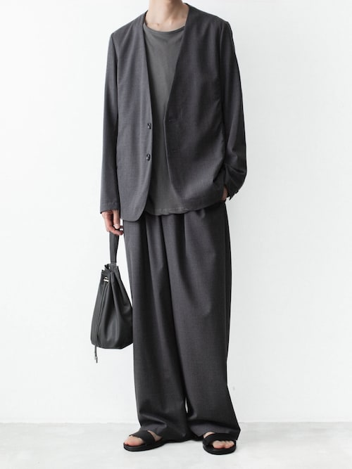 ATTACHMENT（アタッチメント） ワイドパンツ スラックス メンズ