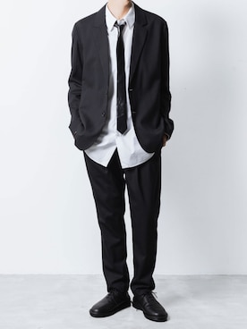 「アイテム（スリッポン）」を使った、AT_MMさん（メンズ・173cm）の秋コーディネート