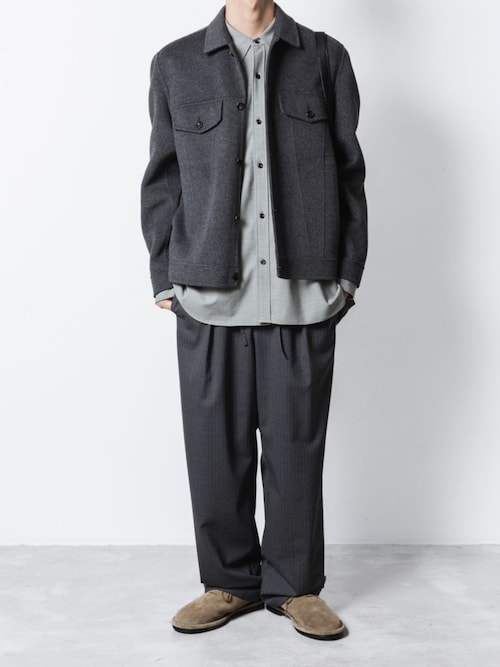 WO/CA ダブルフェイスビーバー トラッカージャケット / WO/CA DOUBLE