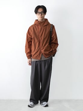 「ATTACHMENT（アタッチメント）のアイテム」を使った、AT_MMさん（メンズ・173cm）の春コーディネート