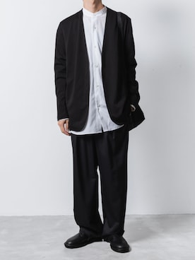 「アイテム（スリッポン）」を使った、AT_MMさん（メンズ・173cm）の夏コーディネート