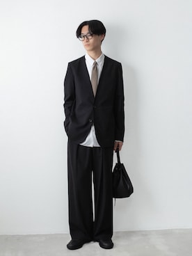 「ATTACHMENT（アタッチメント）のアイテム」を使った、AT_MMさん（メンズ・173cm）の春コーディネート