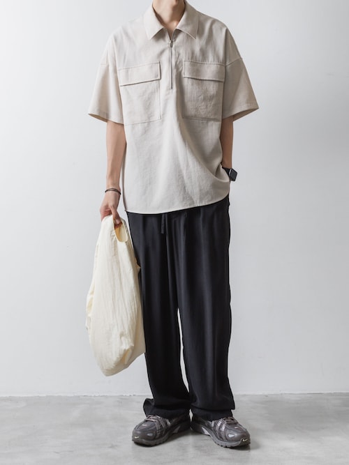 パディングナイロンウェザー ショルダーショッピングバッグ / PADDING NYLON WEATHER SHOULDER SHOPPING BAG