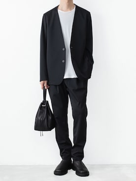 「ATTACHMENT（アタッチメント）のアイテム（バッグ）」を使った、AT_MMさん（メンズ・173cm）の夏コーディネート