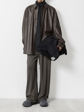 「ワイドシルエット」｜AT_MMさん（メンズ・173cm）の秋コーディネート