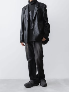 「フレアデニム」｜AT_MMさん（メンズ・173cm）の秋コーディネート