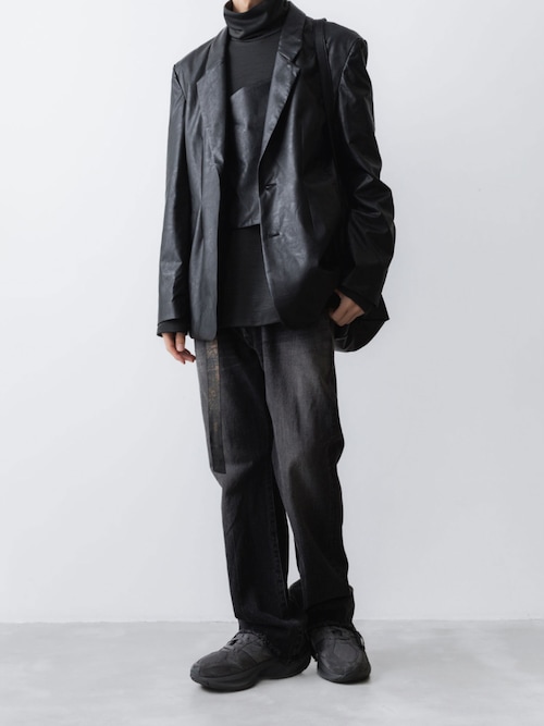 直営店・ZOZOTOWN限定 】WO/NYスムース ハイネックカットソー L/S/ WO