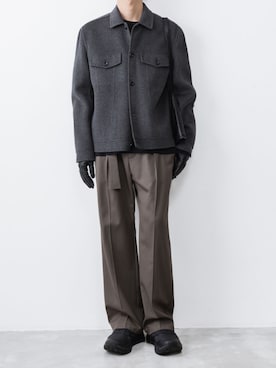 「アイテム（手袋）」を使った、AT_MMさん（メンズ・173cm）の冬コーディネート