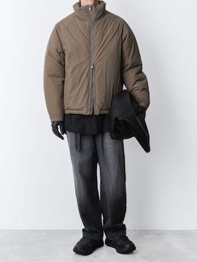 「アイテム（手袋）」を使った、AT_MMさん（メンズ・173cm）の秋コーディネート