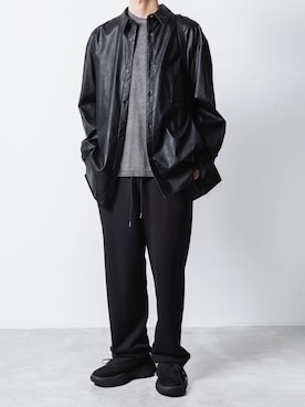 「ATTACHMENT（アタッチメント）のアイテム」を使った、AT_MMさん（メンズ・173cm）の冬コーディネート