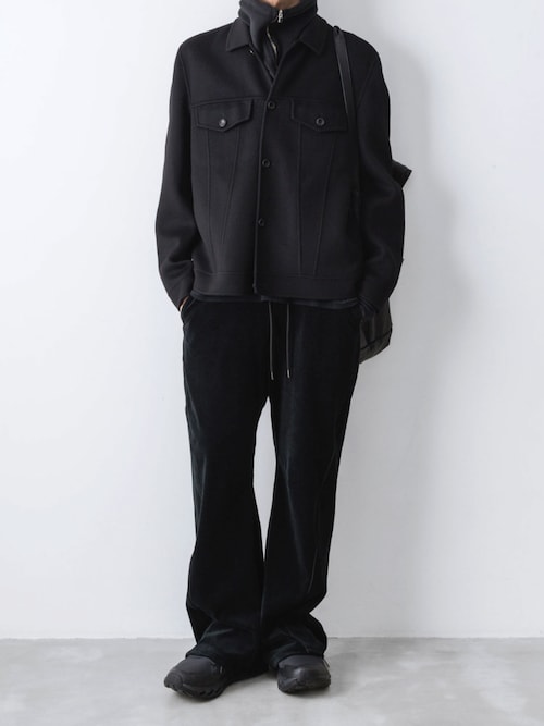 WO/CA ダブルフェイスビーバー トラッカージャケット / WO/CA DOUBLE