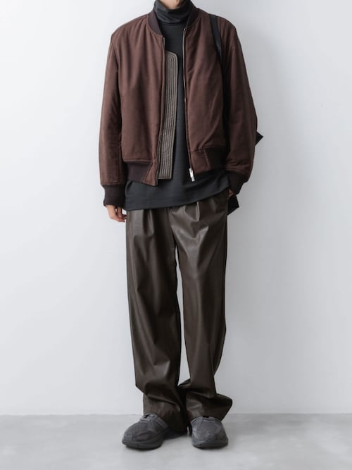 直営店・ZOZOTOWN限定 】WO/NYスムース ハイネックカットソー L/S/ WO