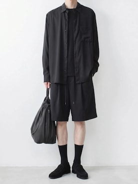 「ATTACHMENT（アタッチメント）のアイテム」を使った、AT_MMさん（メンズ・173cm）の春コーディネート