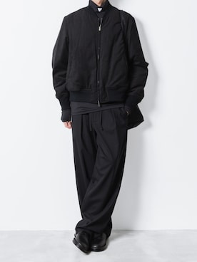 「アイテム（MA-1）」を使った、AT_MMさん（メンズ・173cm）の秋コーディネート