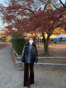 「アイテム（ブーツ）」を使った、hnkさん（レディース・159cm）の秋コーディネート