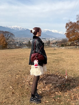 「アイテム（チュニック）」を使った、hnkさん（レディース・159cm）の秋コーディネート