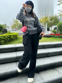 LANVIN en Bleuのハンチング/ベレー帽を使った人気ファッション