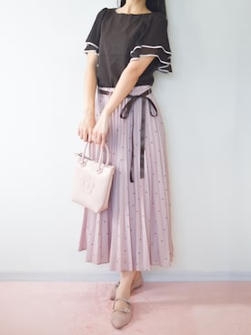 「アイテム（パンプス）」を使った、𝑛𝑜𝑐𝑜𓈒⑅ॱ˖🎀さん（レディース・158cm）の夏コーディネート
