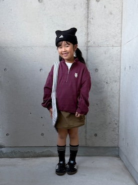 「アイテム（シューズ）」を使った、ioooさん（キッズ・110cm）の秋コーディネート