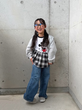 「VANS（バンズ）のアイテム」を使った、ioooさん（キッズ・120cm）の春コーディネート