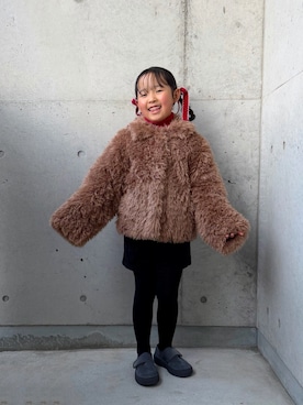 「アイテム（その他シューズ）」を使った、ioooさん（キッズ・110cm）の冬コーディネート