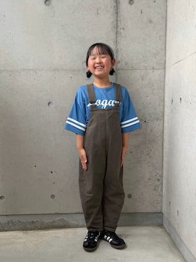 「green label relaxing（グリーンレーベルリラクシング）のアイテム」を使った、ioooさん（キッズ・120cm）の春コーディネート