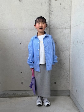 「green label relaxing（グリーンレーベルリラクシング）のアイテム」を使った、ioooさん（キッズ・120cm）の春コーディネート