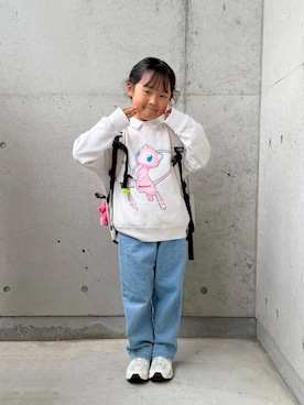 「アイテム（ホワイト系）」を使った、ioooさん（キッズ・110cm）の秋コーディネート