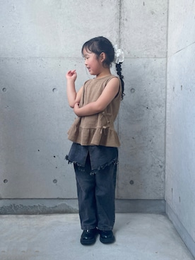 「アイテム（ブーツ）」を使った、ioooさん（キッズ・110cm）の夏コーディネート