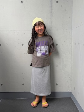「Disney（ディズニー）のアイテム」を使った、ioooさん（キッズ・120cm）の夏コーディネート