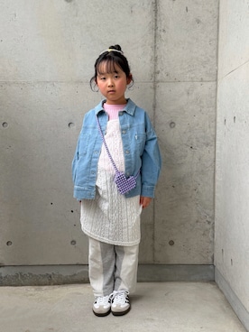 ioooさん（キッズ・120cm）の春コーディネート