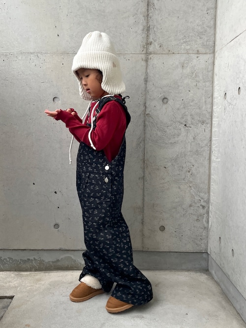 NEW ERA/ニューエラ キッズ ビーニー ニット帽 ﾋﾞｰﾆｰKNIT TRAPPER IVR