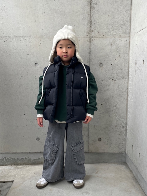 NEW ERA/ニューエラ キッズ ビーニー ニット帽 ﾋﾞｰﾆｰKNIT TRAPPER IVR