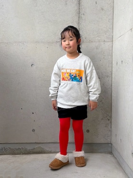 「アイテム（パンツ）」を使った、ioooさん（キッズ・110cm）の秋コーディネート