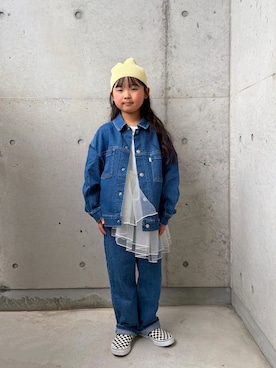 ioooさん（キッズ・120cm）の春コーディネート