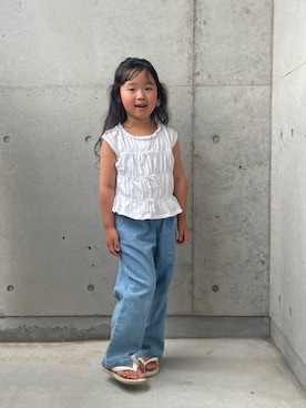 「アイテム（パンツ）」を使った、ioooさん（キッズ・110cm）の夏コーディネート
