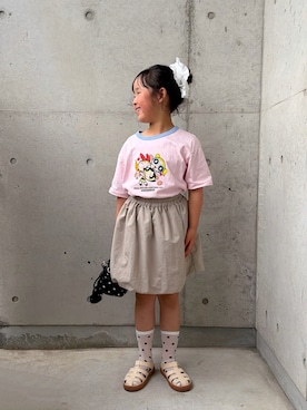 「green label relaxing（グリーンレーベルリラクシング）のアイテム」を使った、ioooさん（キッズ・120cm）の春コーディネート