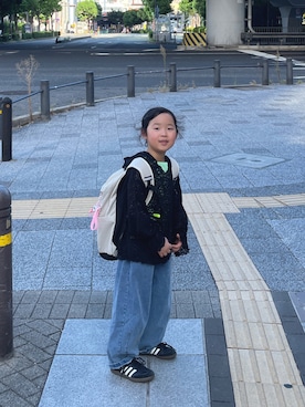 「アイテム（タンクトップ）」を使った、ioooさん（キッズ・110cm）の秋コーディネート