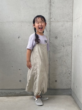 「アイテム（スリッポン）」を使った、ioooさん（キッズ・110cm）の夏コーディネート