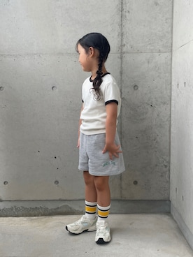「アイテム（レッグウェア）」を使った、ioooさん（キッズ・110cm）の夏コーディネート
