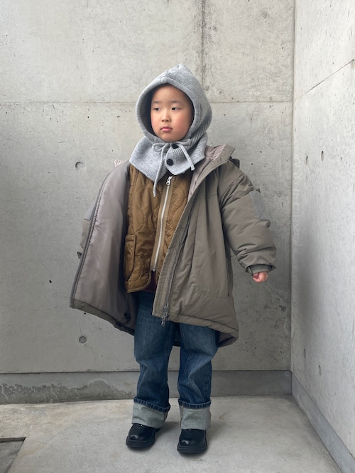 レディース 2WAYリブニットバラクラバフードウォーマー（ニット