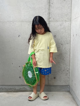 「アイテム（シューズ）」を使った、ioooさん（キッズ・110cm）の夏コーディネート
